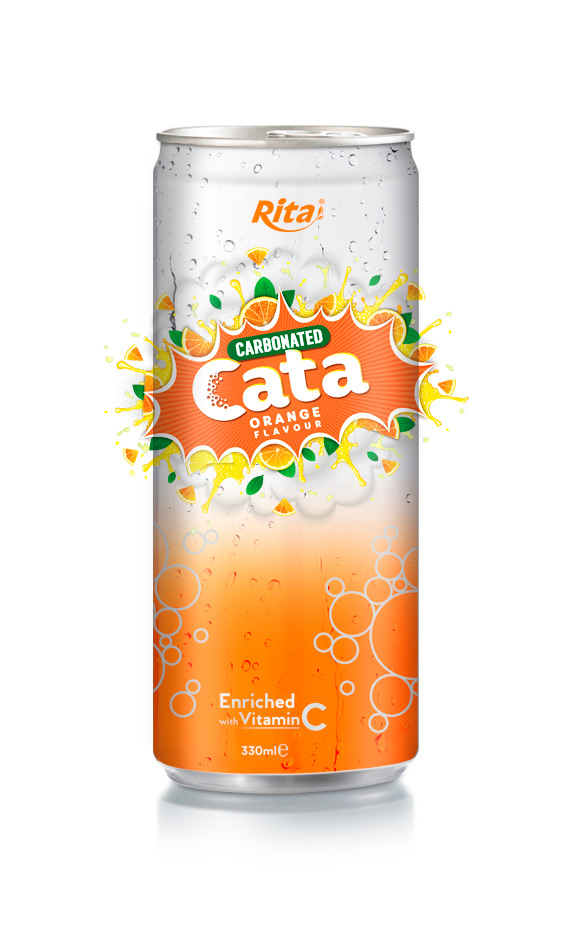 330ml Carbonated Orange Flavor Drink